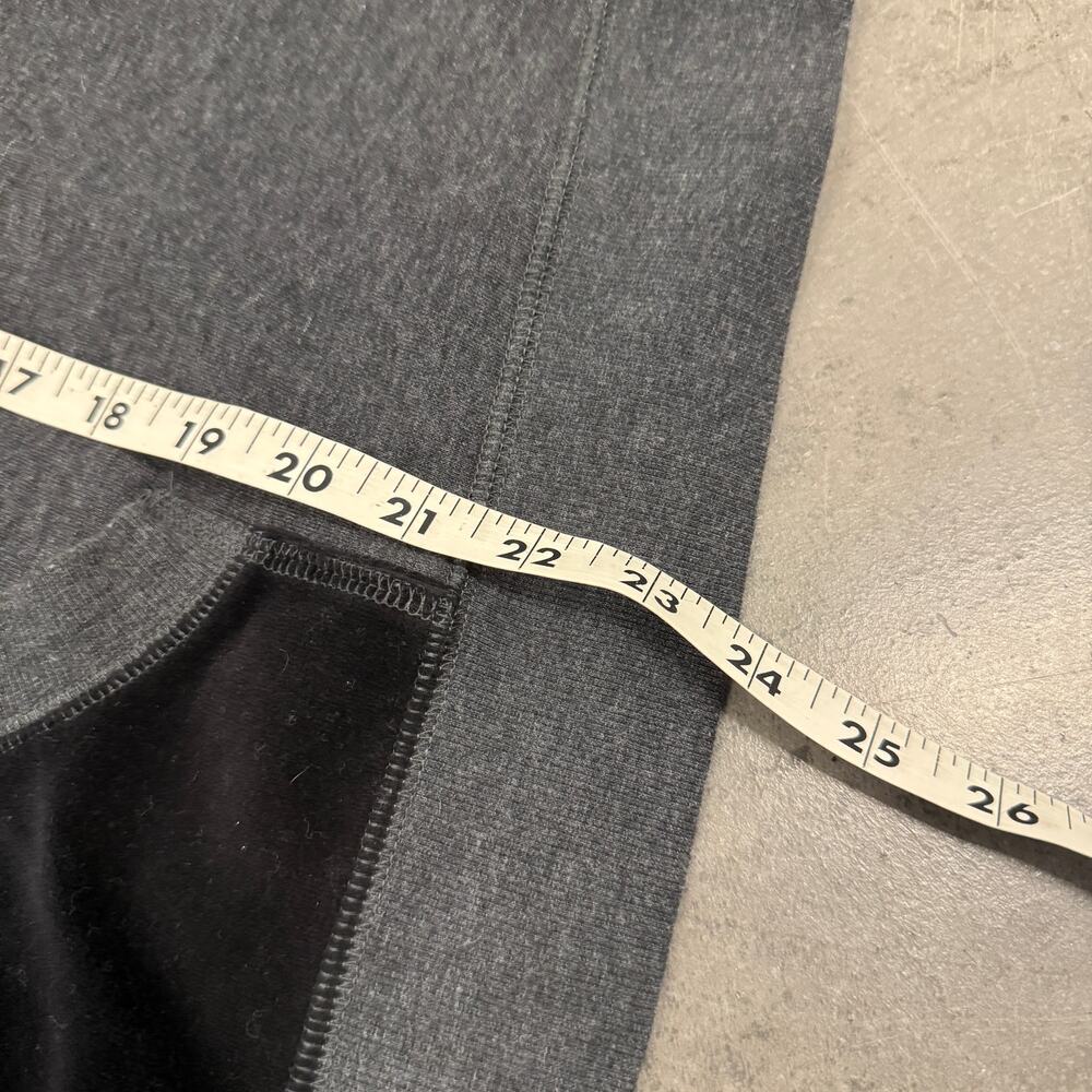 Vintage Y2K Monroe Main Abstract Grunge Black Grey Hoodie Full Zip Sweatshirt L - Picture 6 of 6